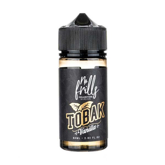 BUY 1 GET 1 FREE | Vanilla Tobacco 80ml Shortfill E-Liquid by No Frills TobakVAPE INDIA