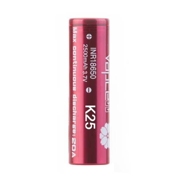 BUY 1 GET 1 FREE | K25 18650 2500mAh Battery by VapcellVAPE INDIA